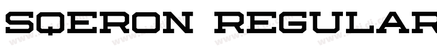 Sqeron Regular字体转换 Sqeron Regular字体转换